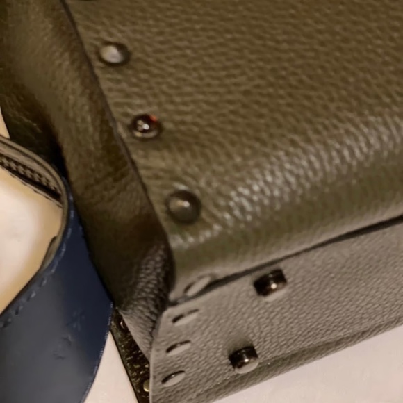 Coach Rogue 25 Olive Green with Jeweled Studs - Picture 4 of 13